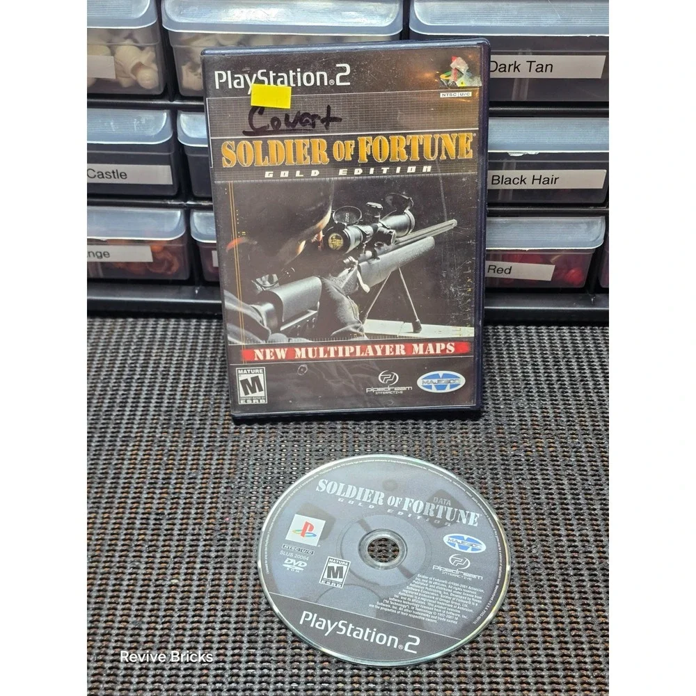 Soldier of Fortune Gold Edition (Sony PlayStation 2 PS2 2001) Game & Case Tested